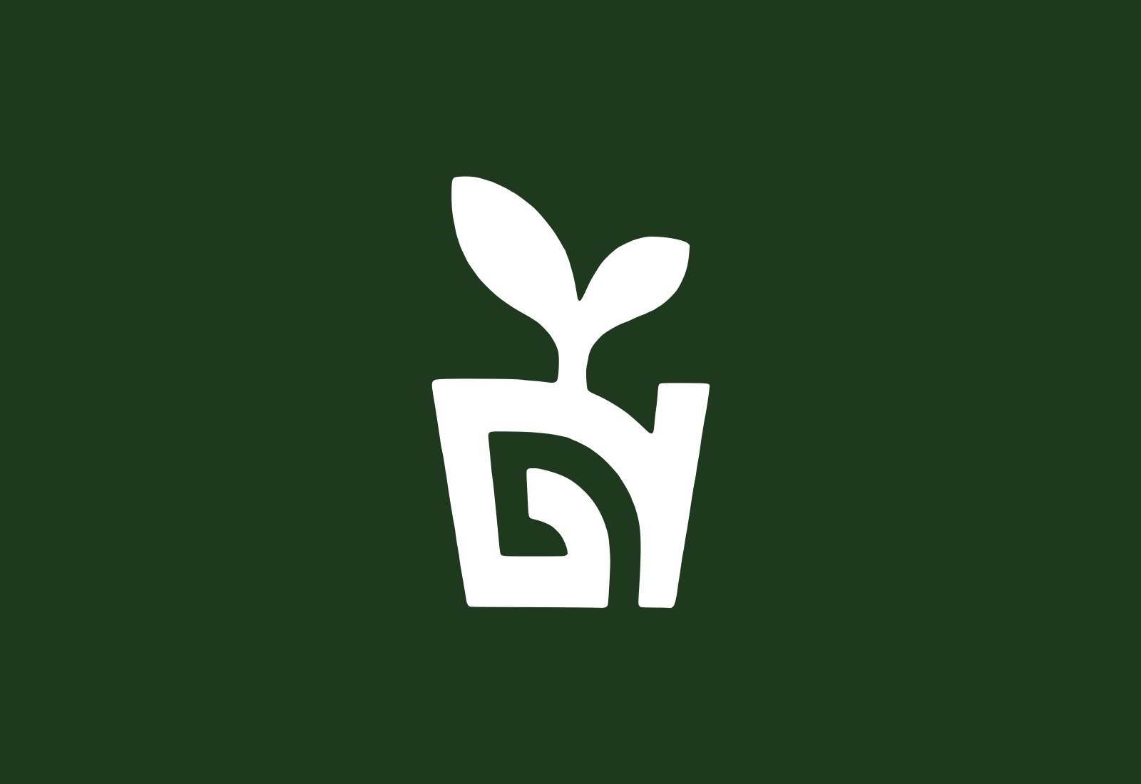 Grow Naturals icon on forest green