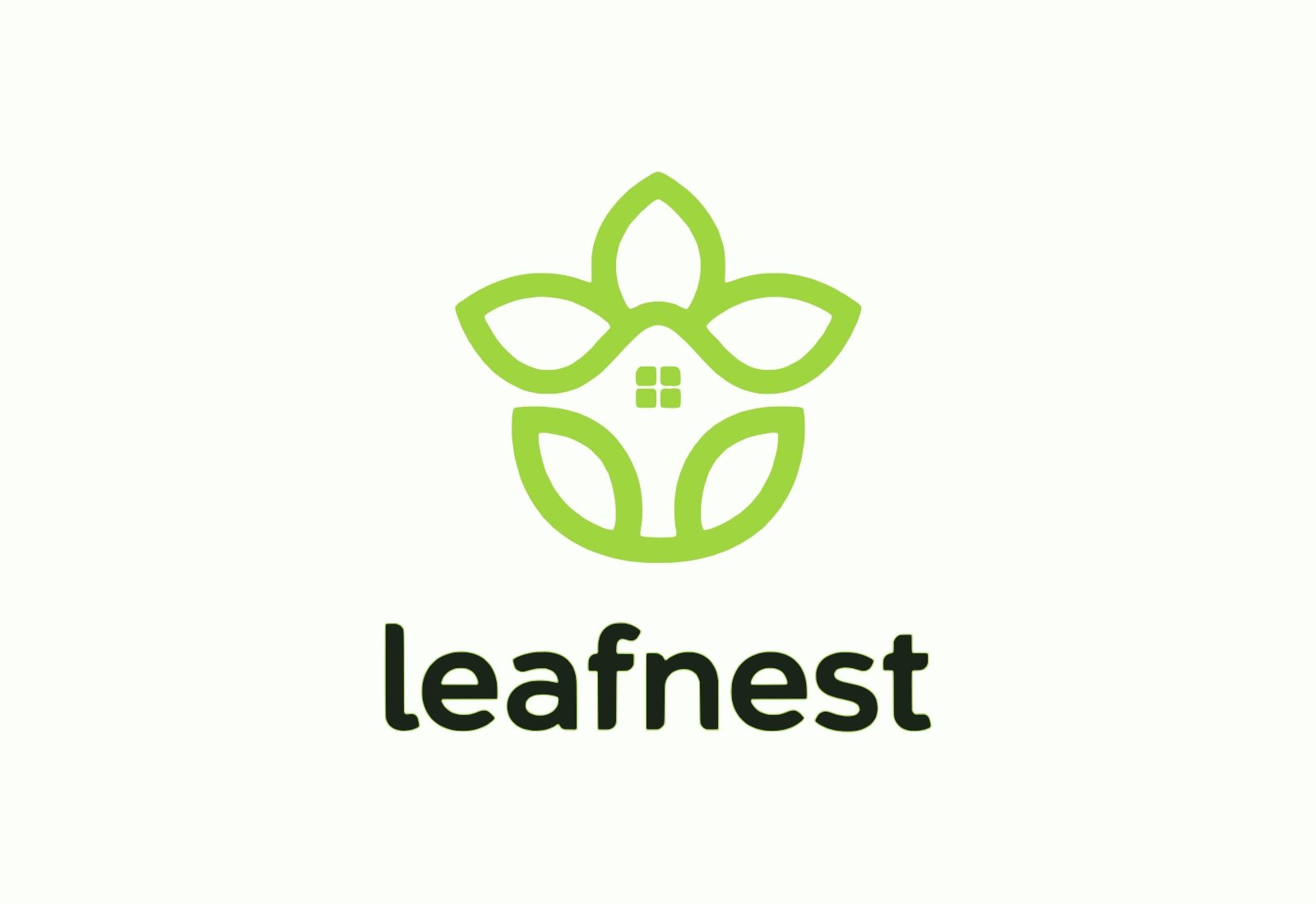 Leaf Nest logo on light