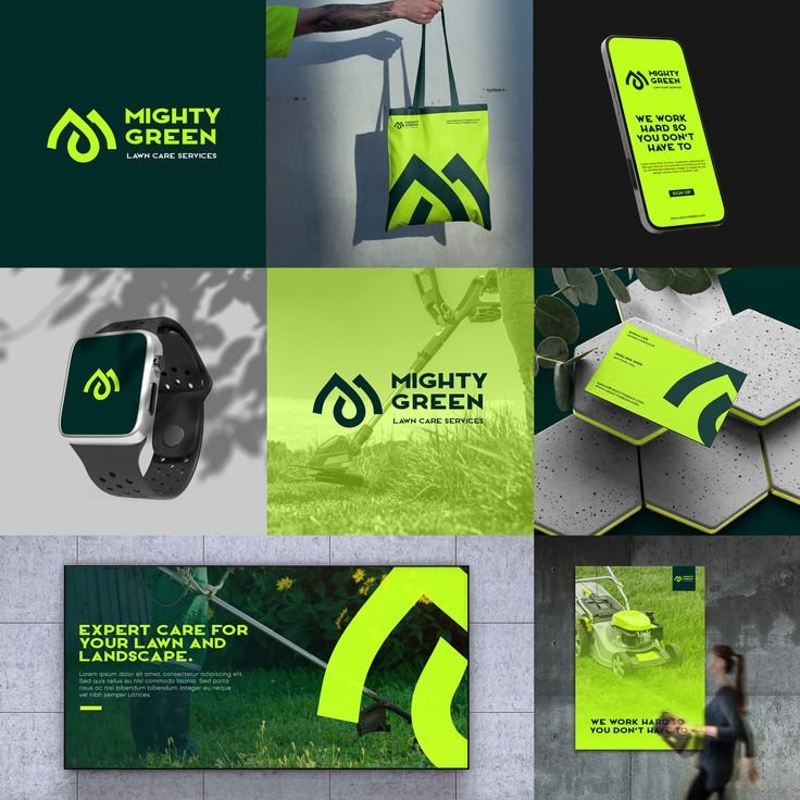 Mighty Green full mockup set
